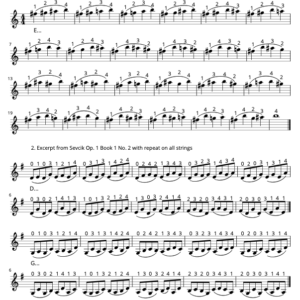 Violin Technique Exercises